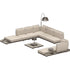 Stylish and Durable Mozaix Outdoor Aluminium Lounge Set by Royal Botania Casa Design Group
