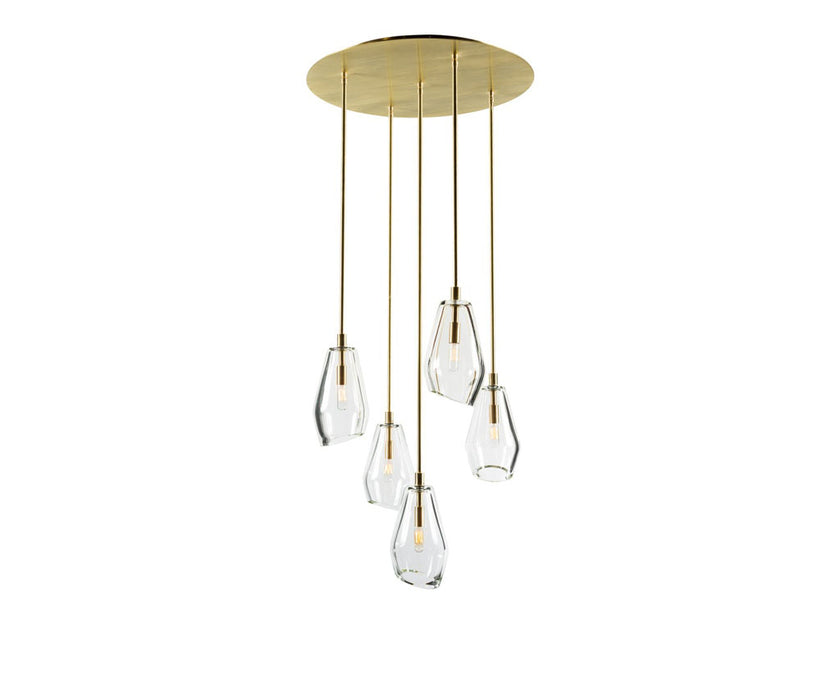 High end Muse Round Chandelier by Zia Priven Casa Design