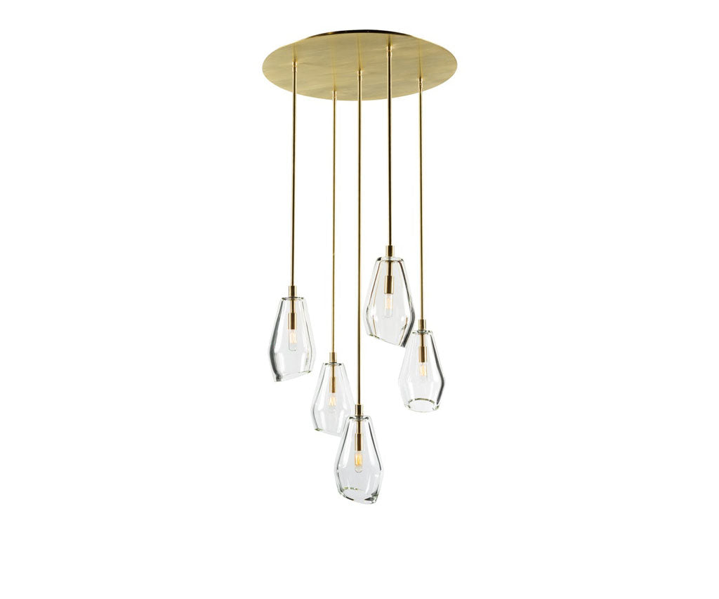 High end Muse Round Chandelier by Zia Priven Casa Design