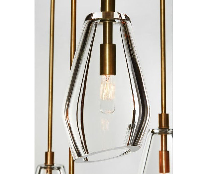 High end Muse Round Chandelier by Zia Priven Casa Design