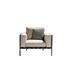 Contemporary Natal Alu Lounge Chair by Tribù | Casa Design Group