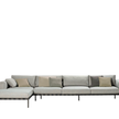 Stylish Natal Alu Outdoor 3-Seater Sofa with Customizable Options and Water-repellent Cushions | Casa Design Group