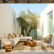 Elegant Natal Alu Outdoor Sofa with Customizable Options and Water-repellent Cushions | Casa Design Group