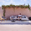 Elegant Natal Alu Outdoor Sofa with Customizable Options and Water-repellent Cushions | Casa Design Group