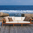 Stylish Network 130 Outdoor Teak Sofa by Roda|  Casa Design Group