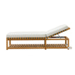 Stylish Teak Network 142 Outdoor Sunlounger by Roda | Casa Design Group