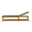 Stylish Teak Network 142 Outdoor Sunlounger by Roda | Casa Design Group