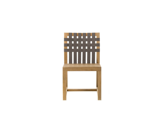 Luxury Teak Frame Network 149 Outdoor Dining Chair by Roda | Casa Design Group