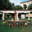 Luxury Teak Frame Network 149 Outdoor Dining Chair by Roda | Casa Design Group