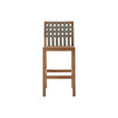 Elegant Teak Network 150 Outdoor Barstool by Roda | Casa Design Group