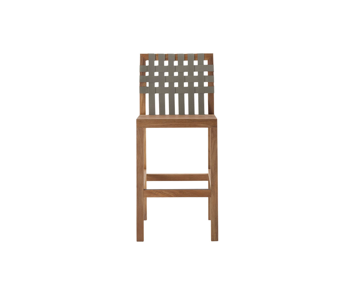 Elegant Teak Network 150 Outdoor Barstool by Roda | Casa Design Group