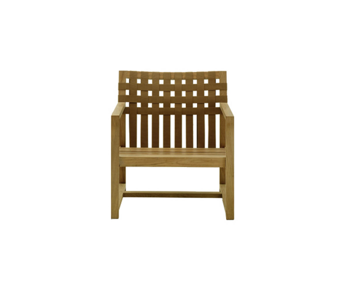 Contemporary Teak Network 168 Outdoor Lounge Chair by Roda | Casa Design Group