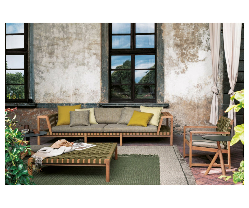 Network Chair By Roda Network 168 Lounge Chair by Roda is Elegant Outdoor Lounge with Teak ...