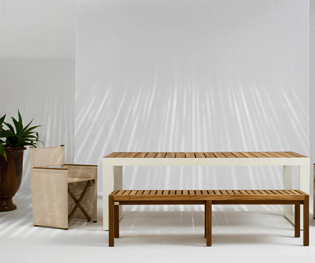 Luxury Teak Network Outdoor Benches by Roda | Casa Design Group