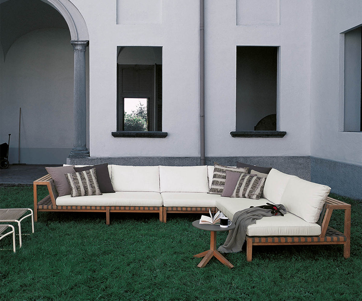 Durable Teak Modular Roda Network Outdoor Sofa Sectional | Casa Design Group