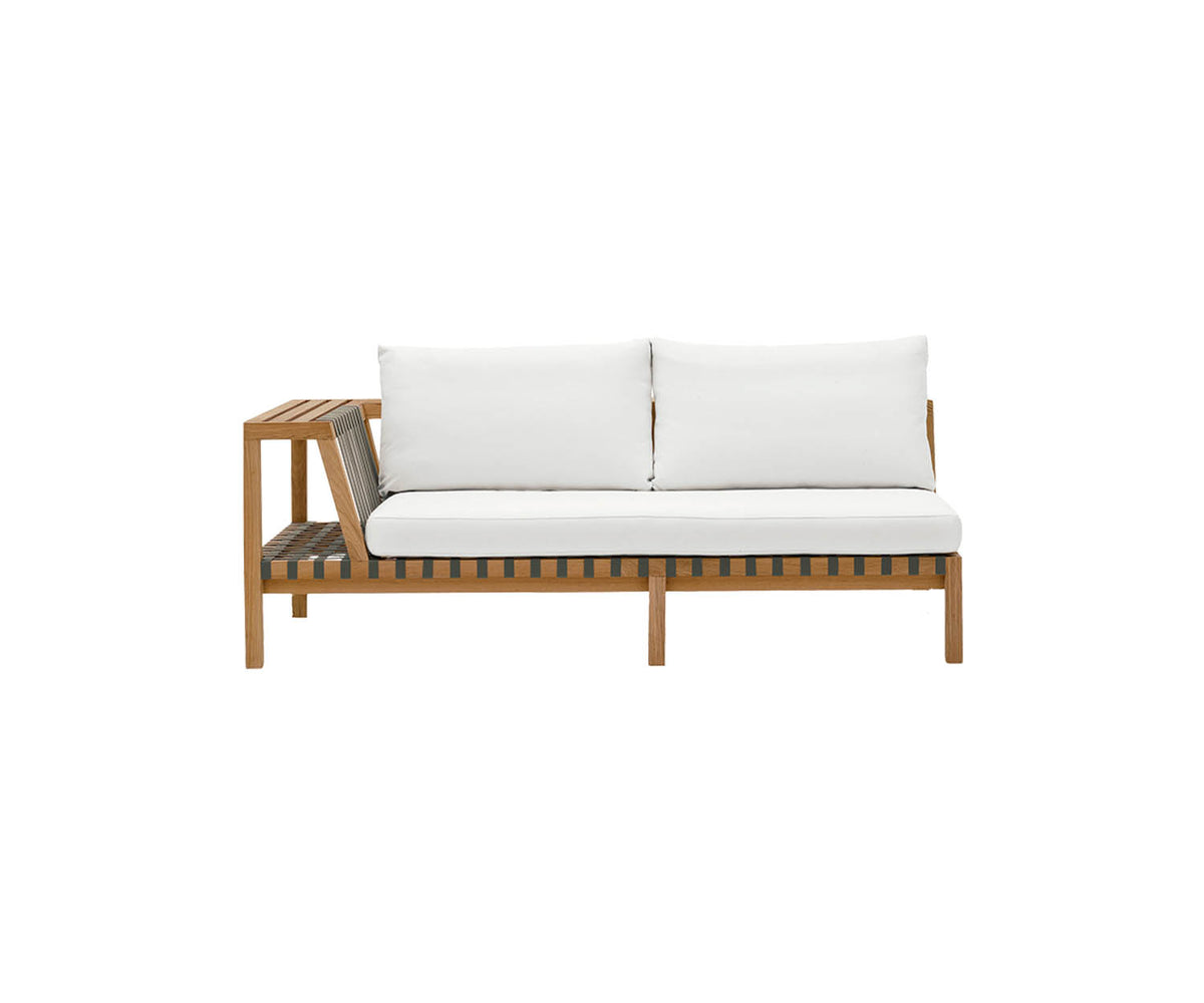 Durable Teak Modular Roda Network Outdoor Sofa Sectional | Casa Design Group