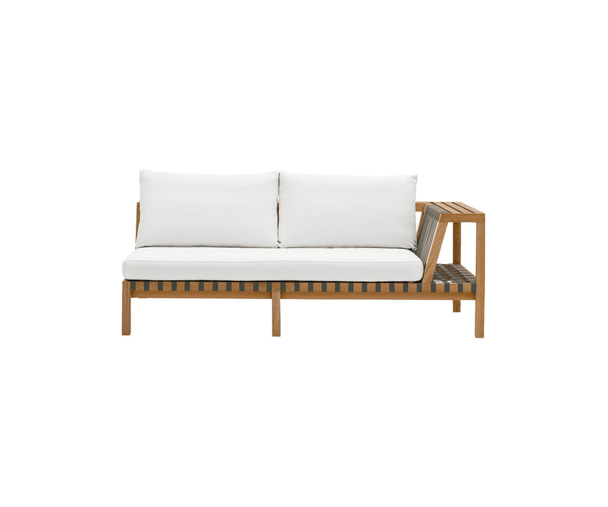 Durable Teak Modular Roda Network Outdoor Sofa Sectional | Casa Design Group