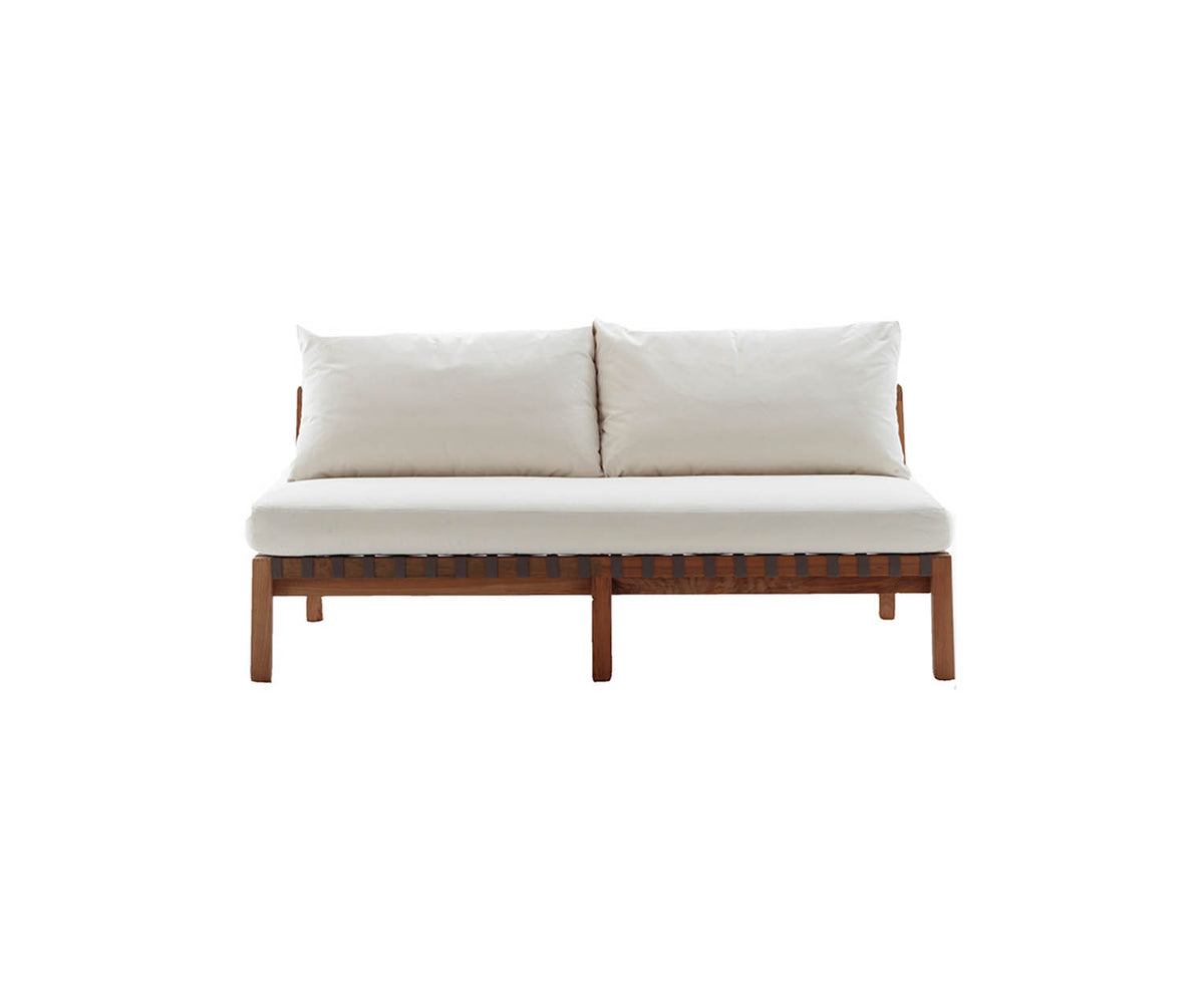 Durable Teak Modular Roda Network Outdoor Sofa Sectional | Casa Design Group