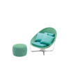 Modern Nido Outdoor Lounge Chair by Paola Lenti Stylish and Comfortable Seating Casa Design Group