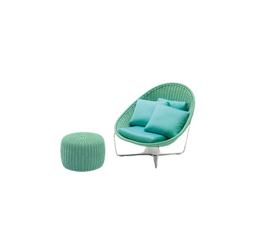 Modern Nido Outdoor Lounge Chair by Paola Lenti Stylish and Comfortable Seating Casa Design Group