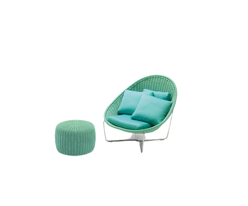 Modern Nido Outdoor Lounge Chair by Paola Lenti Stylish and Comfortable Seating Casa Design Group
