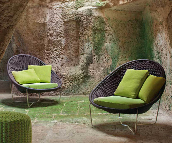 Modern Nido Outdoor Lounge Chair by Paola Lenti Stylish and Comfortable Seating Casa Design Group