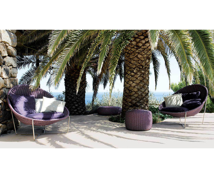 Modern Nido Outdoor Lounge Chair by Paola Lenti Stylish and Comfortable Seating Casa Design Group
