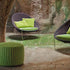 Stylish Nido Pouf by Paola Lenti Modern with Handwoven Rope Cord for Lounge Spaces Casa Design Group
