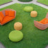 Stylish Nido Pouf by Paola Lenti Modern with Handwoven Rope Cord for Lounge Spaces Casa Design Group