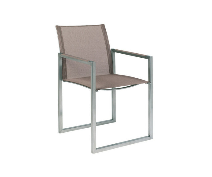 Minimalist Ninix Outdoor Dining Chair by Royal Botania Casa Design Group