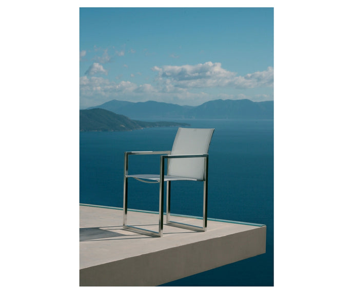 Minimalist Ninix Outdoor Dining Chair by Royal Botania Casa Design Group