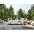 Contemporary Nodi Outdoor Sofa by Tribù with stainless steel frame and plush cushions | Casa Design Group