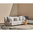Contemporary Nodi Outdoor Sofa by Tribù with stainless steel frame and plush cushions | Casa Design Group
