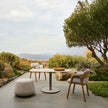 Luxury Nomad Outdoor Dining Chair by Tribù for high-end outdoor elegance | Casa Design Group