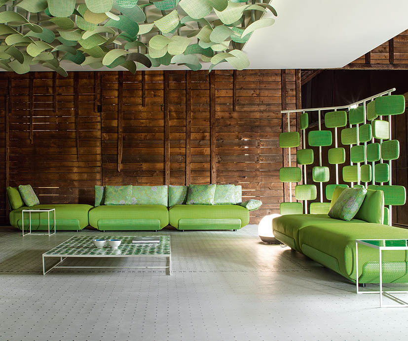 Comfortable Oasi Outdoor Modular Sofa Sectional with Removable Cushions by Casa Design