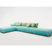 Comfortable Oasi Outdoor Modular Sofa Sectional with Removable Cushions by Casa Design