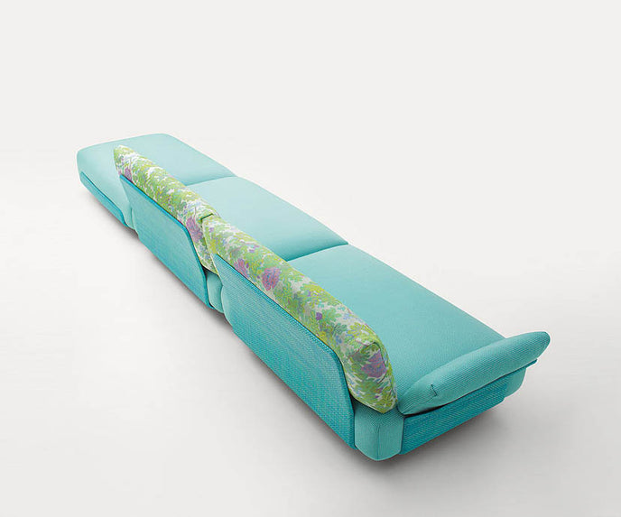 Comfortable Oasi Outdoor Modular Sofa Sectional with Removable Cushions by Casa Design