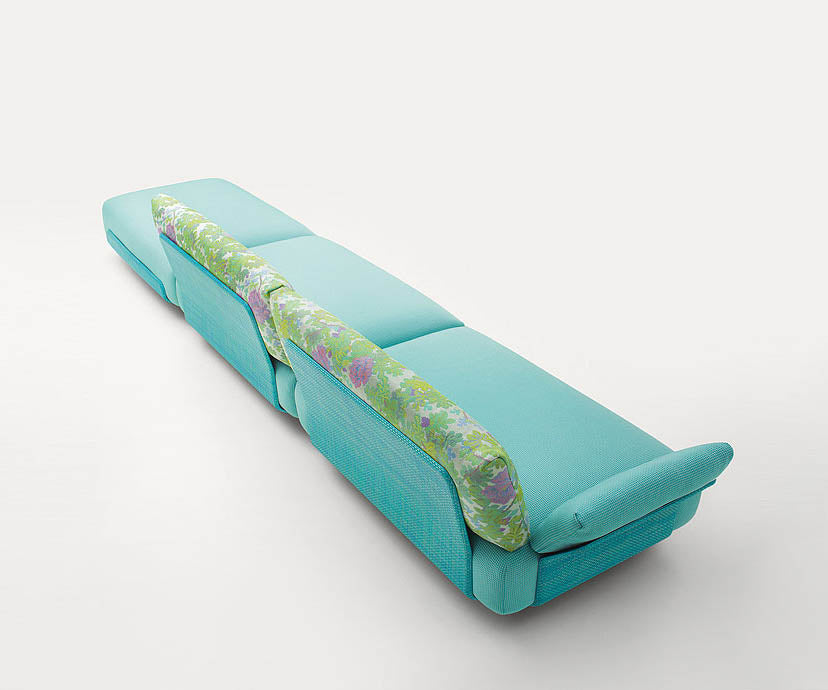 Comfortable Oasi Outdoor Modular Sofa Sectional with Removable Cushions by Casa Design