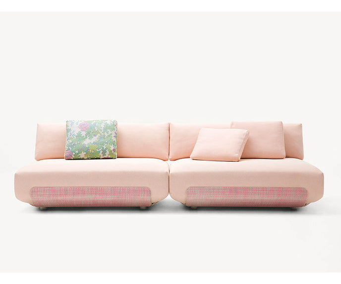 Comfortable Oasi Outdoor Modular Sofa Sectional with Removable Cushions by Casa Design