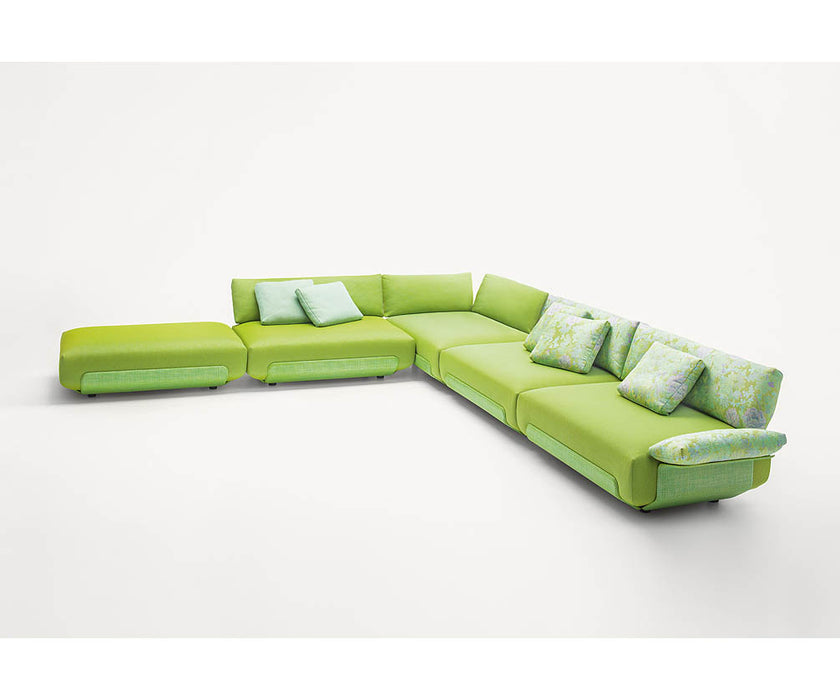 Comfortable Oasi Outdoor Modular Sofa Sectional with Removable Cushions by Casa Design