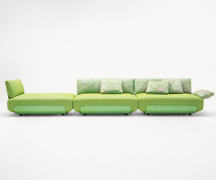Comfortable Oasi Outdoor Modular Sofa Sectional with Removable Cushions by Casa Design