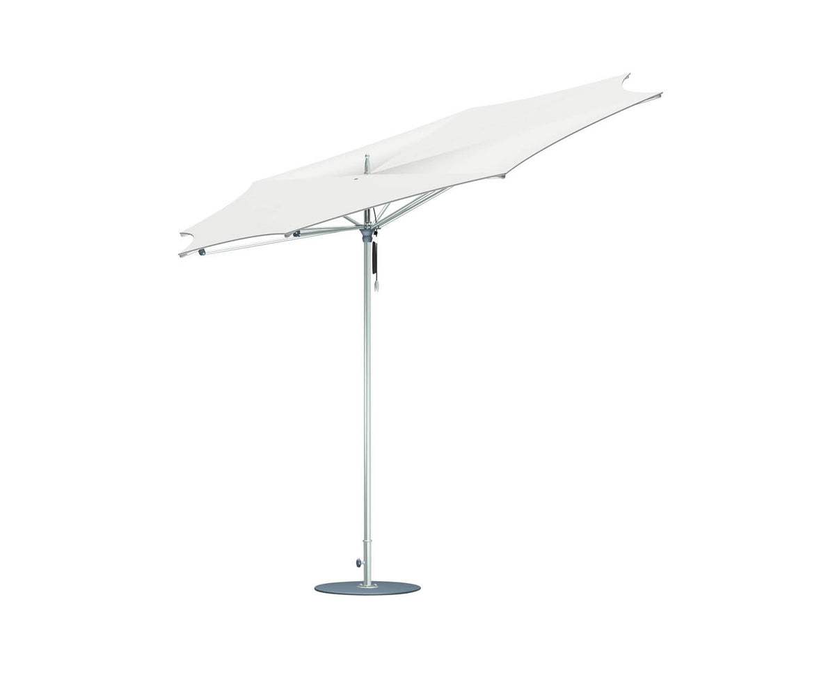 Contemporary Tuuci Ocean Master Razor Umbrella with asymmetrical canopy Casa Design Group