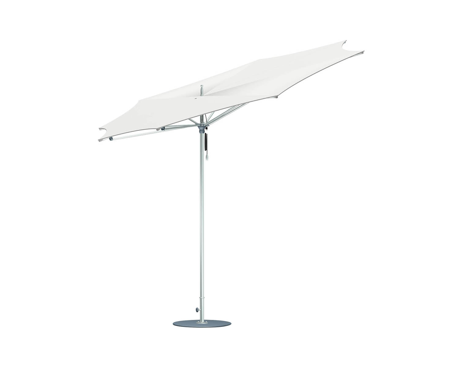 Contemporary Tuuci Ocean Master Razor Umbrella with asymmetrical canopy Casa Design Group