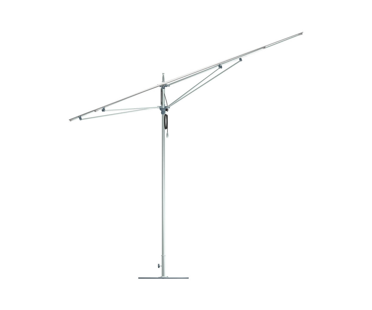 Contemporary Tuuci Ocean Master Razor Umbrella with asymmetrical canopy Casa Design Group