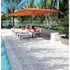 Durable marine-grade cantilever parasol by Tuuci – Casa Design Group