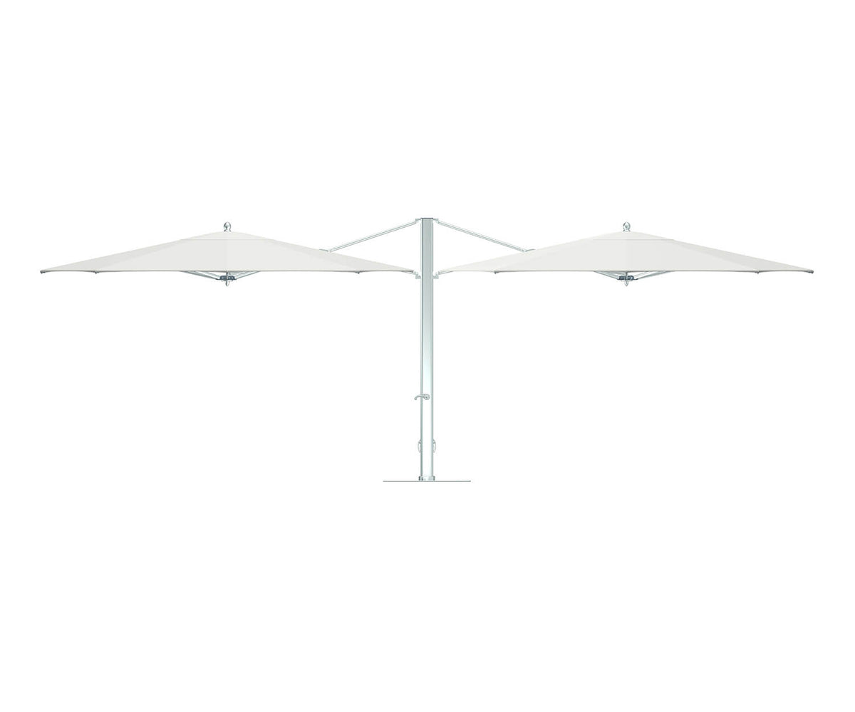 Luxury dual parasol by Tuuci with elegant marine-grade design – Casa Design Group