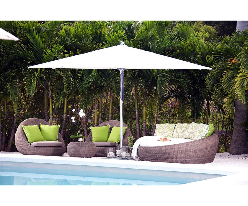 Elegant outdoor umbrella by Tuuci, durable and designed for beachfront properties | Casa Design Group