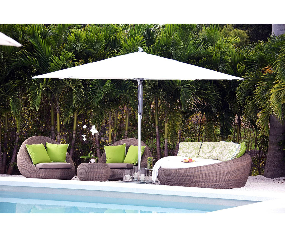 Elegant outdoor umbrella by Tuuci, durable and designed for beachfront properties | Casa Design Group