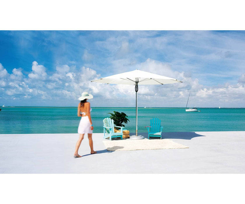 Elegant outdoor umbrella by Tuuci, durable and designed for beachfront properties | Casa Design Group