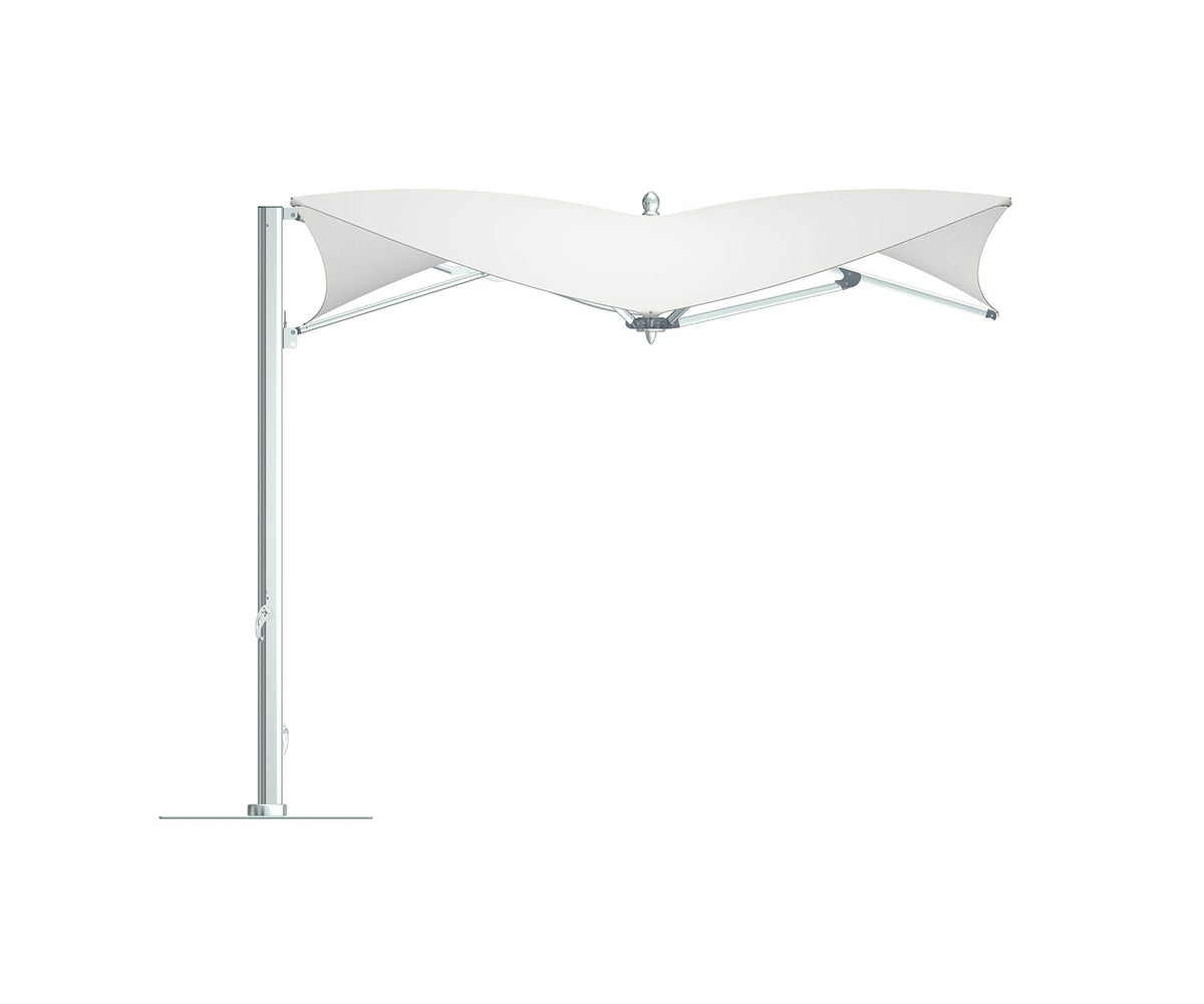 Durable luxury cantilever parasol by Tuuci Ocean Master Max Manta – Casa Design Group
